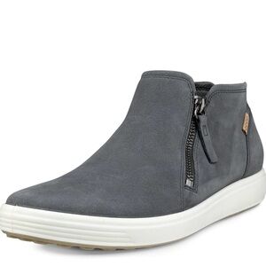 Ecco Gray Ankle Boots